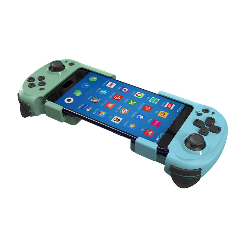 Mocute-061 vairasvirtės žaidimų pultelis, nešiojamas kairysis dešinysis žaidimų pultelis, padalintas valdiklis Integruotas įkraunamas akumuliatorius, skirtas Android / IOS telefonams