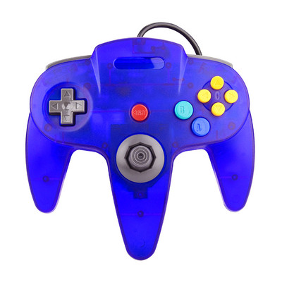 2PCS N64 USB laidinis žaidimų pultelis N64 valdiklis Gamepad vairasvirtė Classic N64 Game Pad retro žaidimai, skirti Windows PC/Mac nešiojamam kompiuteriui