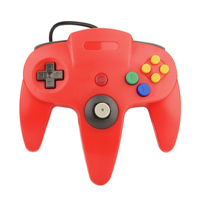 2PCS N64 USB laidinis žaidimų pultelis N64 valdiklis Gamepad vairasvirtė Classic N64 Game Pad retro žaidimai, skirti Windows PC/Mac nešiojamam kompiuteriui