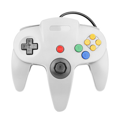 2PCS N64 USB laidinis žaidimų pultelis N64 valdiklis Gamepad vairasvirtė Classic N64 Game Pad retro žaidimai, skirti Windows PC/Mac nešiojamam kompiuteriui