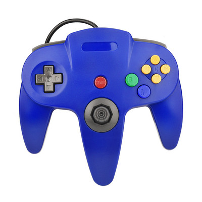 2PCS N64 USB laidinis žaidimų pultelis N64 valdiklis Gamepad vairasvirtė Classic N64 Game Pad retro žaidimai, skirti Windows PC/Mac nešiojamam kompiuteriui