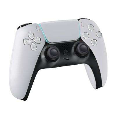 Belaidis vairasvirtė „Bluetooth Ps4“ valdiklio žaidimų pultelis 6 ašių žaidimų „Mando Joypad“, skirtas PS4 / PS4 Slim / asmeniniam kompiuteriui / „Steam“ / „iPad“ / planšetiniam kompiuteriui / „Andriod“
