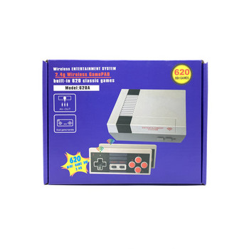 NES620 Video Game Console AV2.4G Безжичен контролер 8-битова носталгична FC игрова конзола