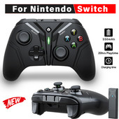 Bezdrôtový gamepad pre konzolu Nintendo Switch, USB dongle, 6-osý duálny vibračný joystick, ovládač kompatibilný so systémami Android/iOS/PC/PS3