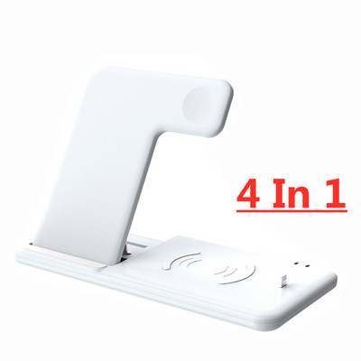 Suport de încărcare rapid fără fir 4 în 1 30W pentru iPhone 13 12 11 Airpods Pro Apple Watch iWatch 6 7 Stație de încărcare pliabilă