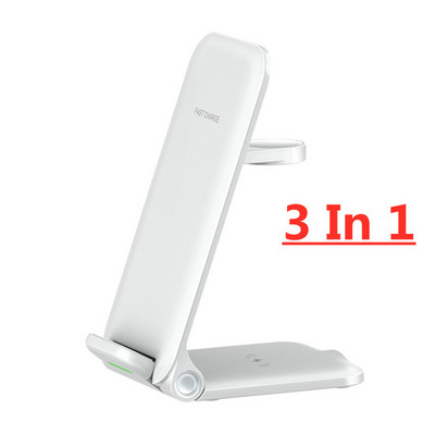 Suport de încărcare rapid fără fir 4 în 1 30W pentru iPhone 13 12 11 Airpods Pro Apple Watch iWatch 6 7 Stație de încărcare pliabilă