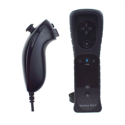 2in1 Nunchuck su „Motion Plus“, skirta „Nintend Wii“ žaidimų nuotolinio valdymo pultui