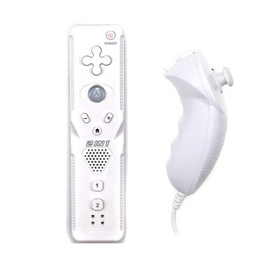 2in1 Nunchuck su „Motion Plus“, skirta „Nintend Wii“ žaidimų nuotolinio valdymo pultui