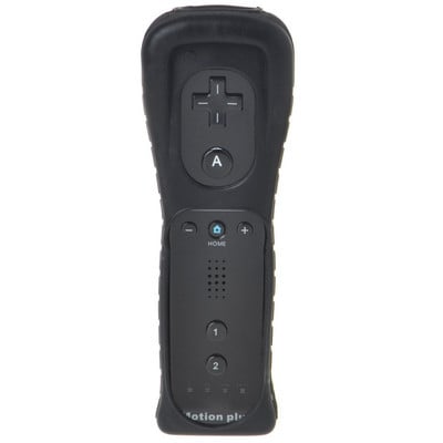 Controler 2 în 1 pentru Nintendo Wii U Built-in Motion Plus Mando Nunchuck Telecomandă Gamepad Joystick cu carcasă din silicon