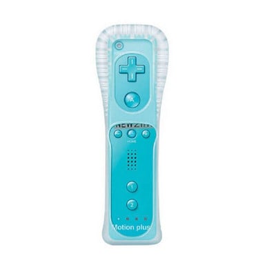 Controler 2 în 1 pentru Nintendo Wii U Built-in Motion Plus Mando Nunchuck Telecomandă Gamepad Joystick cu carcasă din silicon