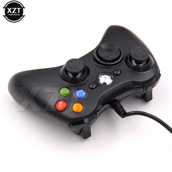 1Pcs USB жичен вибрационен геймпад джойстик за PC контролер за Windows 7/8/10 Не за Xbox 360 джойпад с високо качество