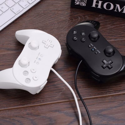 Gamepad-uri Nou Clasic Controler de joc cu fir Telecomanda de jocuri Pro Gamepad Shock Joypad Joystick pentru Nintendo Wii a doua generație