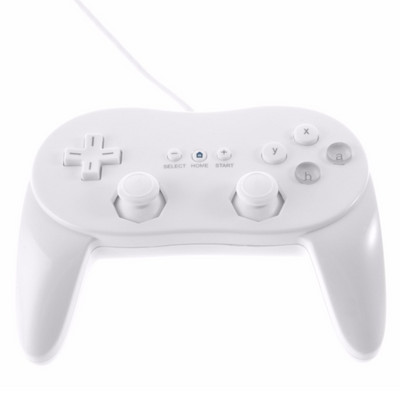 Gamepad-uri Nou Clasic Controler de joc cu fir Telecomanda de jocuri Pro Gamepad Shock Joypad Joystick pentru Nintendo Wii a doua generație