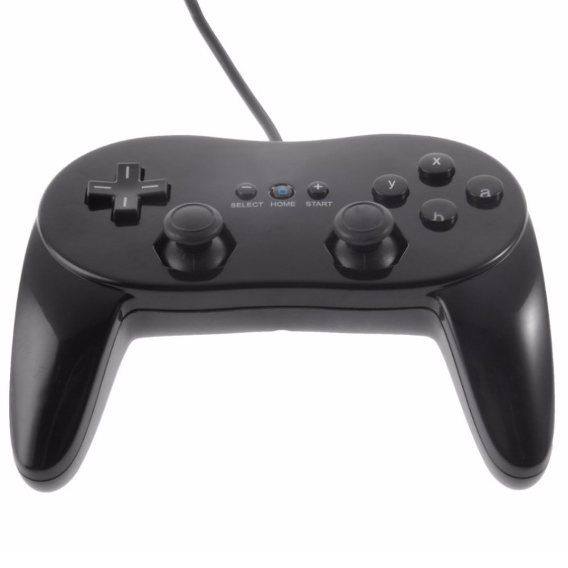 Gamepad-uri Nou Clasic Controler de joc cu fir Telecomanda de jocuri Pro Gamepad Shock Joypad Joystick pentru Nintendo Wii a doua generație