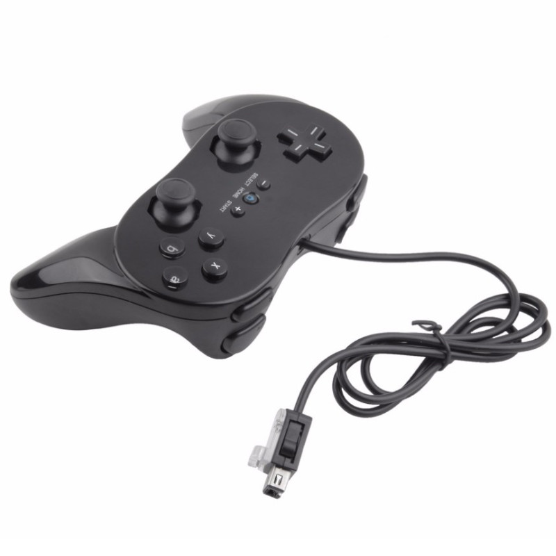 Gamepad-uri Nou Clasic Controler de joc cu fir Telecomanda de jocuri Pro Gamepad Shock Joypad Joystick pentru Nintendo Wii a doua generație