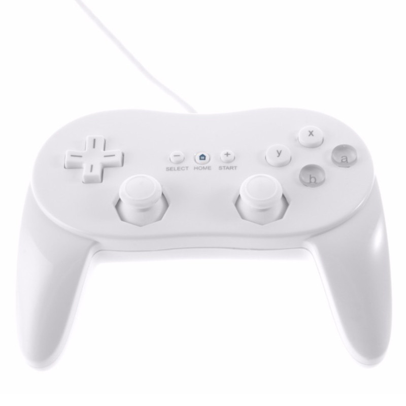 Gamepad-uri Nou Clasic Controler de joc cu fir Telecomanda de jocuri Pro Gamepad Shock Joypad Joystick pentru Nintendo Wii a doua generație