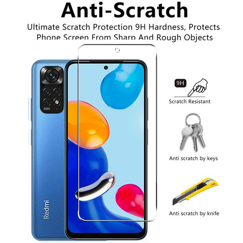 6 viename fotoaparato objektyvo grūdintas stiklas, skirtas „Xiaomi Redmi note 11s 11 4G Global“ ekrano apsauginė plėvelė ant „Redmi note 11 Pro“ stiklo