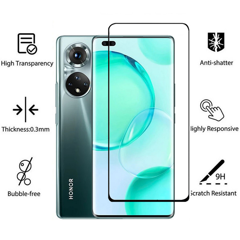 4 viename grūdintas apsauginis stiklas, skirtas Honor 50 Pro 60 Pro fotoaparato objektyvo ekrano apsauga, skirta Huawei P30 P40 P50 Pro apsauginiam stiklui