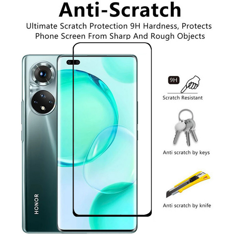 4 viename grūdintas apsauginis stiklas, skirtas Honor 50 Pro 60 Pro fotoaparato objektyvo ekrano apsauga, skirta Huawei P30 P40 P50 Pro apsauginiam stiklui