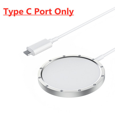 PD USB A 100 W magnetinio belaidžio įkroviklio padėklas, skirtas iPhone 12 13 14 Pro Max Mini Macsafe įkrovikliams greito belaidžio įkrovimo stotelė