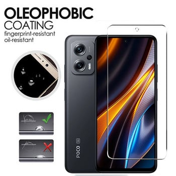 Προστατευτικό σκληρυμένο γυαλί 6 σε 1 για Xiaomi Poco X4 GT F4 X3 GT Προστατευτικό οθόνης μεμβράνη φακού κάμερας σε γυαλί Poco X4 GT 5G