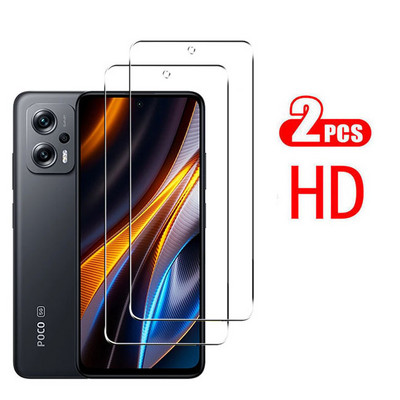 6in1 aizsargājošs rūdīts stikls priekš Xiaomi Poco X4 GT F4 X3 GT ekrāna aizsargs kameras objektīva plēve uz Poco X4 GT 5G stikla