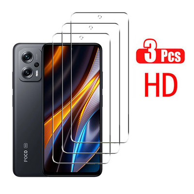 6in1 aizsargājošs rūdīts stikls priekš Xiaomi Poco X4 GT F4 X3 GT ekrāna aizsargs kameras objektīva plēve uz Poco X4 GT 5G stikla