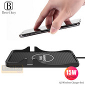 15 W greitas belaidis automobilinis įkroviklis, silikoninis prietaisų skydelis, neslystantis mobiliojo telefono padėklo stovo laikiklio kilimėlis, skirtas iPhone 13 12 11 Xiaomi Huawei