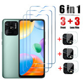 6 in1 kameras objektīva rūdīts stikls priekš Xiaomi Redmi 10C 10 2022 NFC globālās ekrāna aizsargplēves uz Redmi 10C 10 2022 stikla