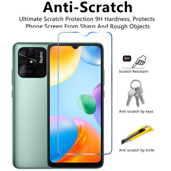 6 в 1 закалено стъкло на обектива на камерата за Xiaomi Redmi 10C 10 2022 NFC Global Screen Protector Film върху стъкло Redmi 10C 10 2022