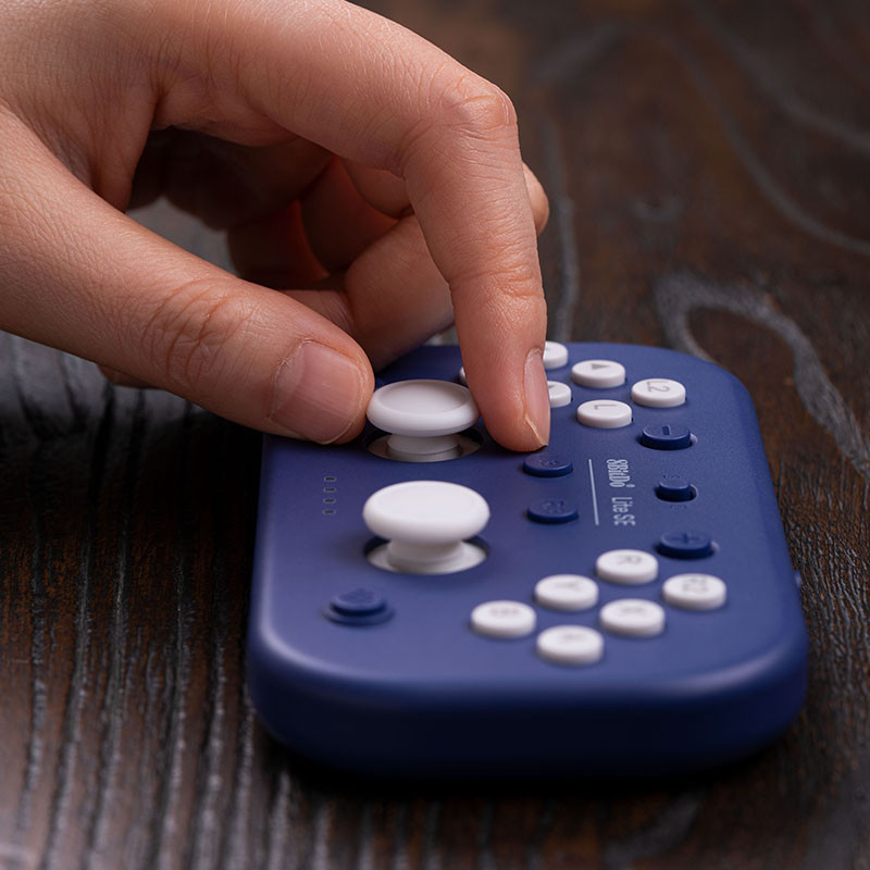 8BitDo – Lite SE Bluetooth žaidimų pultelis, skirtas Switch, Switch Lite, Android ir Raspberry Pi, skirtas riboto judumo žaidėjams