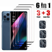 Pilna ekrāna aizsargplēve priekš Oppo Find X3 Pro X3 Neo rūdīta stikla kameras objektīva aizsargplēve uz Oppo Find X3 lite X3 Pro Glass