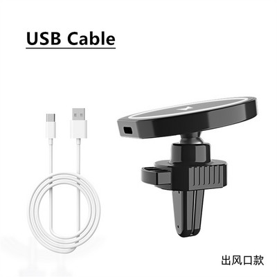 Pentru MagSafe, ventilație magnetică pentru mașină, încărcător rapid fără fir Suport pentru telefon de încărcare fără fir de 15 W pentru iPhone iphone 13 14 Pro Max