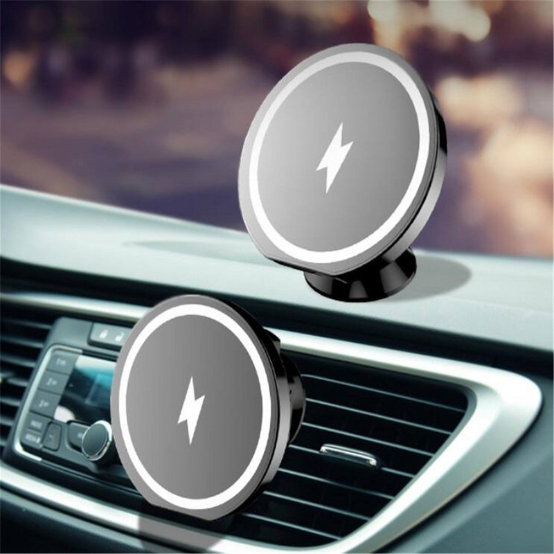 Pentru MagSafe, ventilație magnetică pentru mașină, încărcător rapid fără fir Suport pentru telefon de încărcare fără fir de 15 W pentru iPhone iphone 13 14 Pro Max