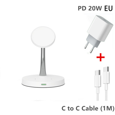 3 viename belaidžio įkroviklio stovas, skirtas Magsafe iPhone 14 13 12 11 Pro Max XS XR 15W Qi greito įkrovimo dokas, skirtas AirPods Pro 2 3 iWatch
