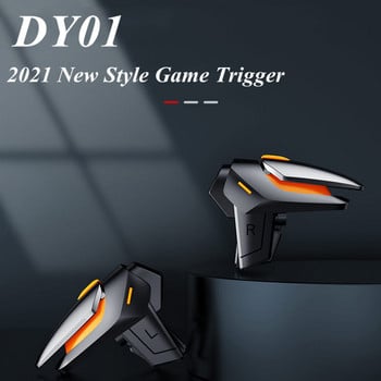 DY01 Mobile Gaming Controller L1R1 Button trigger for PUBG Aim Shooting Gamepad Joystick για iPhone IOS Παιχνίδι έξυπνου τηλεφώνου Android