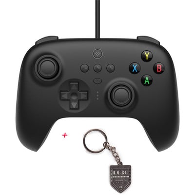8BitDo – Ultimate žaidimų valdiklis laidinis USB žaidimų pultelis, suderinamas su Windows Android Raspberry Pi Nintendo Switch