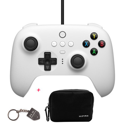 8BitDo – Ultimate žaidimų valdiklis laidinis USB žaidimų pultelis, suderinamas su Windows Android Raspberry Pi Nintendo Switch