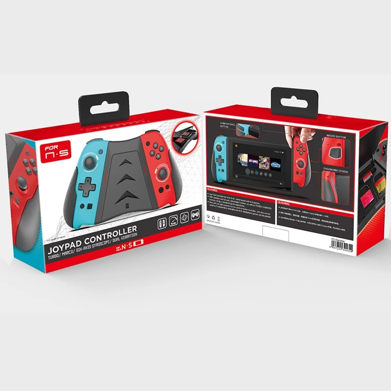 „Ipega SW006“ belaidis valdiklis, skirtas „Nintendo Switch NS Joypad“ žaidimo rankenos rankenai, kairiajam ir dešiniam vairasvirtės „Bluetooth“ žaidimų pultui