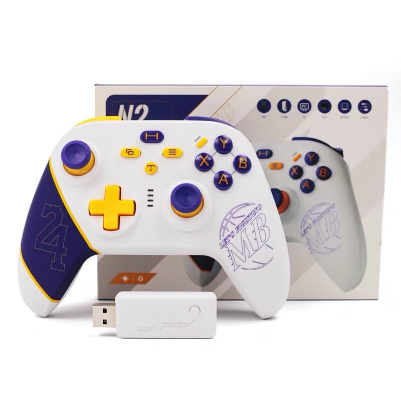 2.4G belaidis žaidimų pultelis, skirtas „Xbox One N2 360“ konsolės valdiklis, dviguba vibracija su imtuvo valdikliu, skirta „Microsoft Xbox Game / PS3“