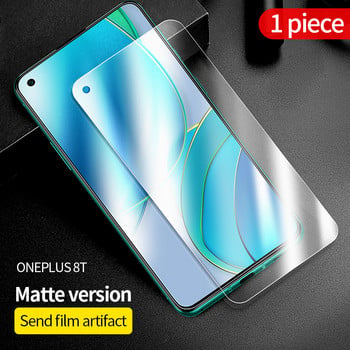 SmartDevil Screen Protectors For OnePlus 9 9R 8T 8t Matte Film Coverage Clear Tempered Glass Film Anti-Fingerprint Game