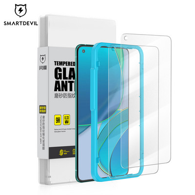 SmartDevil Screen Protectors For OnePlus 9 9R 8T 8t Matte Film Coverage Clear Tempered Glass Film Anti-Fingerprint Game