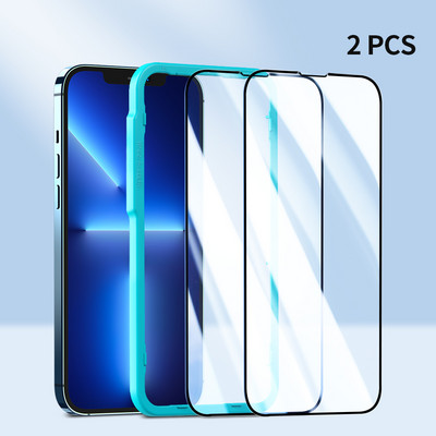 SmartDevil Soft Edg Screen Protector za iPhone 13 Pro Max Kaljeno staklo za iPhone 13 mini Zaštitno staklo HD Anti Blue Light