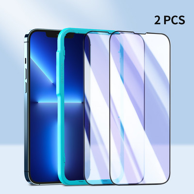 SmartDevil Soft Edg Screen Protector za iPhone 13 Pro Max Kaljeno staklo za iPhone 13 mini Zaštitno staklo HD Anti Blue Light