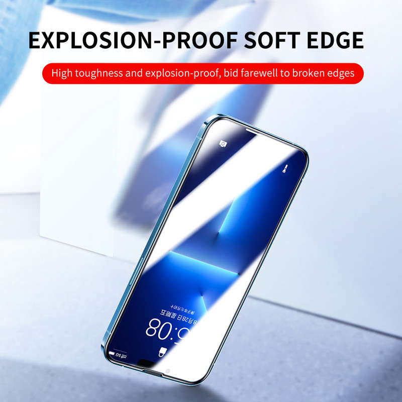 SmartDevil Soft Edg Screen Protector za iPhone 13 Pro Max Kaljeno staklo za iPhone 13 mini Zaštitno staklo HD Anti Blue Light