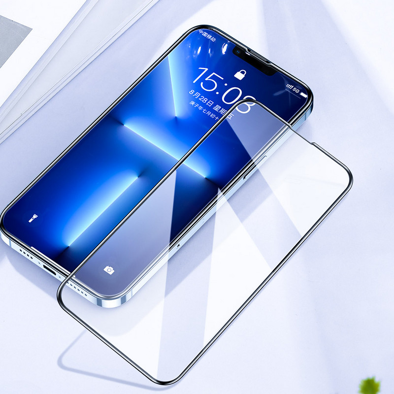 SmartDevil Soft Edg Screen Protector za iPhone 13 Pro Max Kaljeno staklo za iPhone 13 mini Zaštitno staklo HD Anti Blue Light