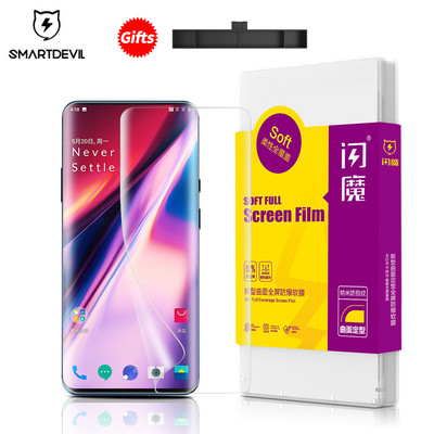 SmartDevil протектори за екран за OnePlus 8 8 Pro 8Pro Full Cover HD Clear Hydrogel Film за Oneplus 7 Pro 7T Pro High-Definition