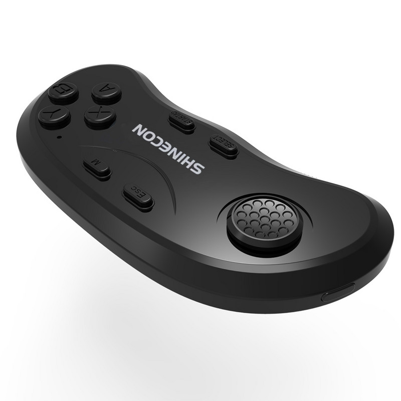 „VR Shinecon“ universalus belaidis „Bluetooth“ nuotolinis žaidimų pultelis, pelė, muzikos asmenukės 3D žaidimų valdiklis, skirtas „iOS Android“ kompiuterio televizoriui