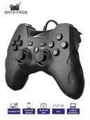 DATA FROG Dual Vibration Wired PC Game Controller USB Android Joystick For PC USB Gaming Controller for PC Windows 7/8/10 TV Box