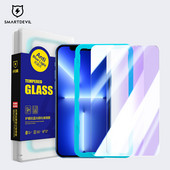 SmartDevil Blue-ray Tempered Glass για iPhone 13 Pro Max Mini 14 Plus Screen Protector Universal για 13/14/13Pro, 13ProMax/14Plus